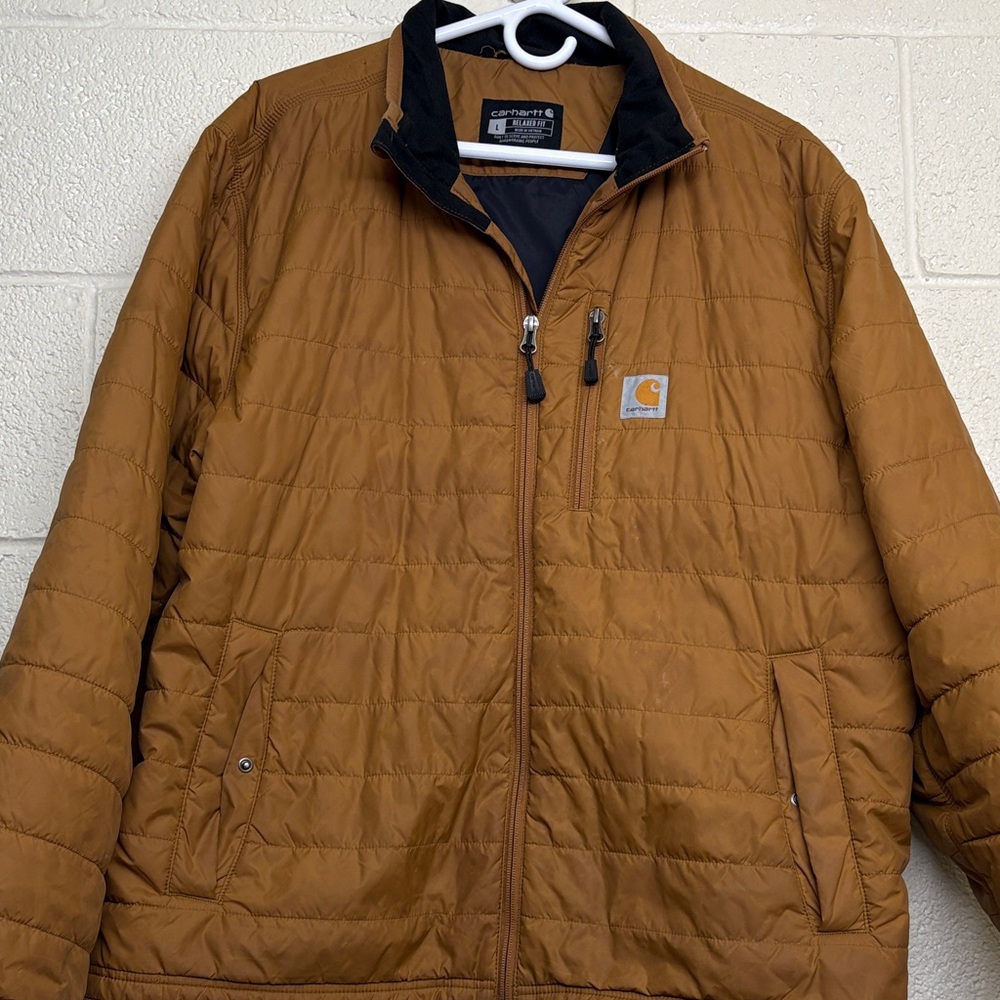 Carhartt Men's Tan Puffer Jacket